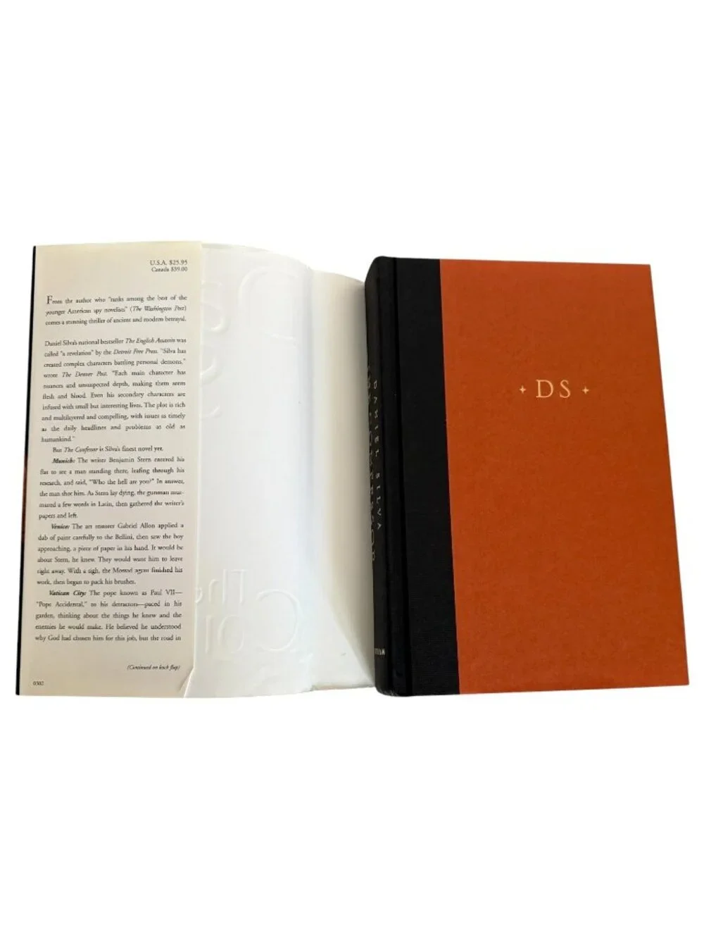 The Confessor By Daniel‎ Silva Signed Hardcover First Edition First Printing DJ